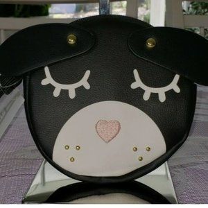 Adorable New Kitsch Betsey Johnson Wristlet/Coin Purse Puppy with Movable Ears